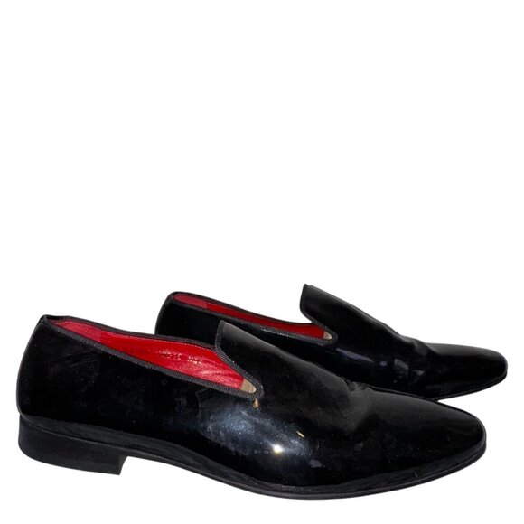 Ron Tomson The Formal Patent Leather Loafer 44 US 11 Slip On Shiny Groom Formal - Picture 1 of 7